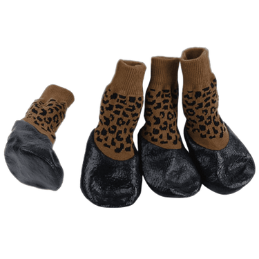 Black Water Proofing Dog Boots Pet Shoes Dogs Snow Booties