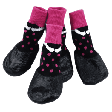 Black Water Proofing Dog Boots Pet Shoes Dogs Snow Booties