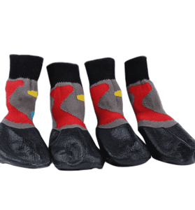 Black Water Proofing Dog Boots Pet Shoes Dogs Snow Booties